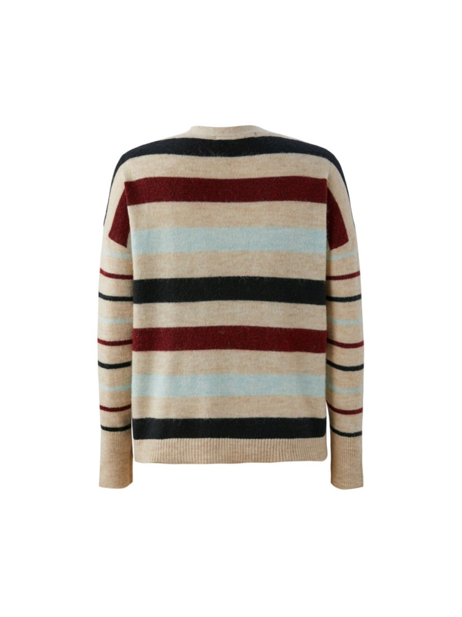 Women Adyson Parker | Stripe Grandpa Cardigan