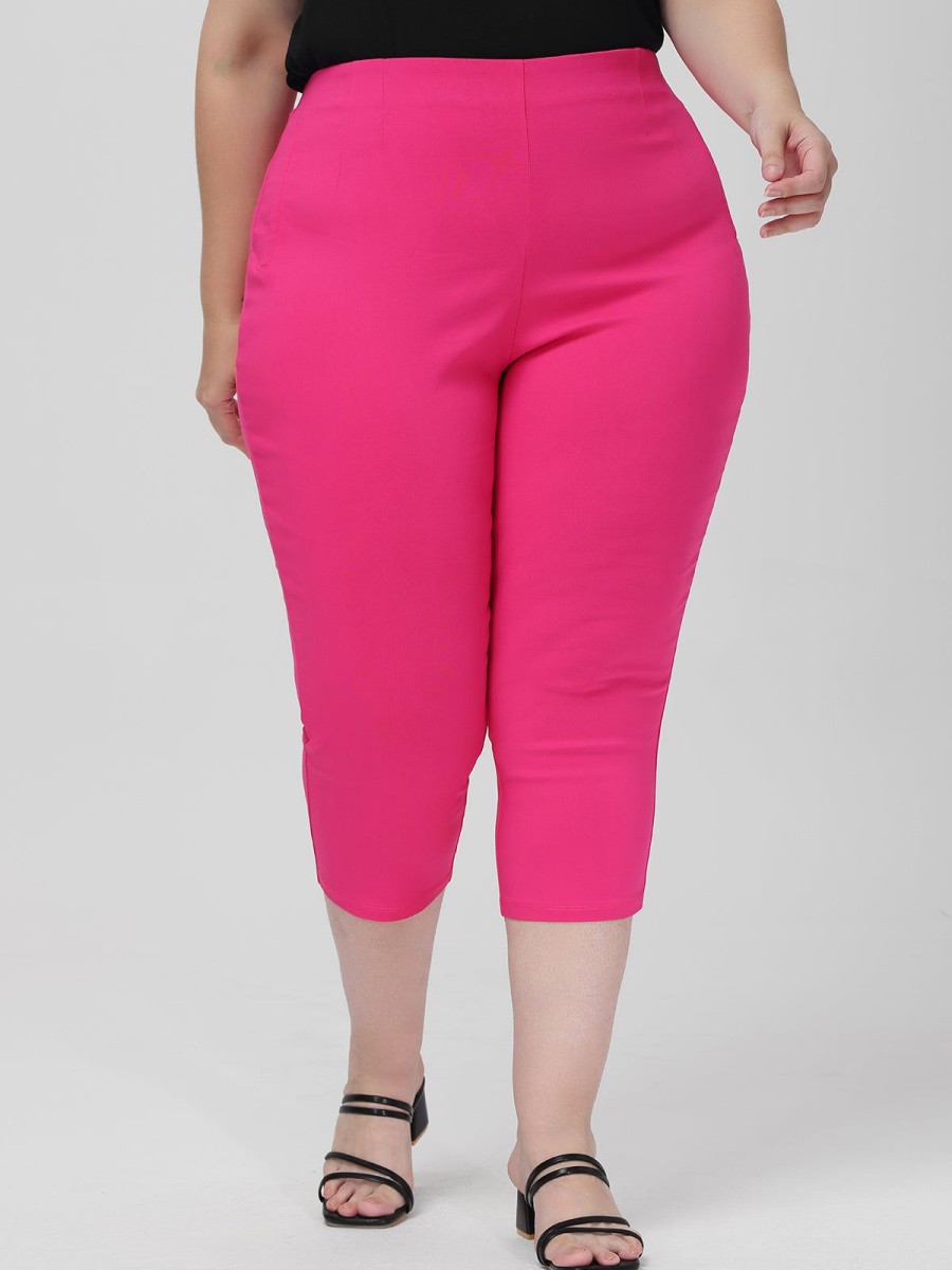 Women 89th + Madison | High Waist Pull-On Capri Pants