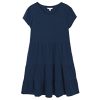 Women Redy | Flutter Sleeve Tiered Knit Dress