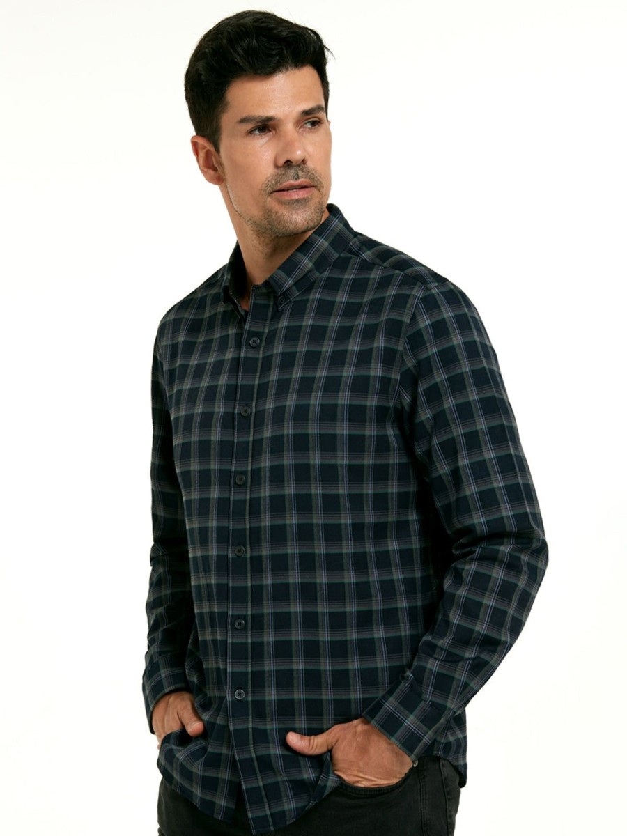 Men 89th + Madison | Plaid Button-Up Shirt