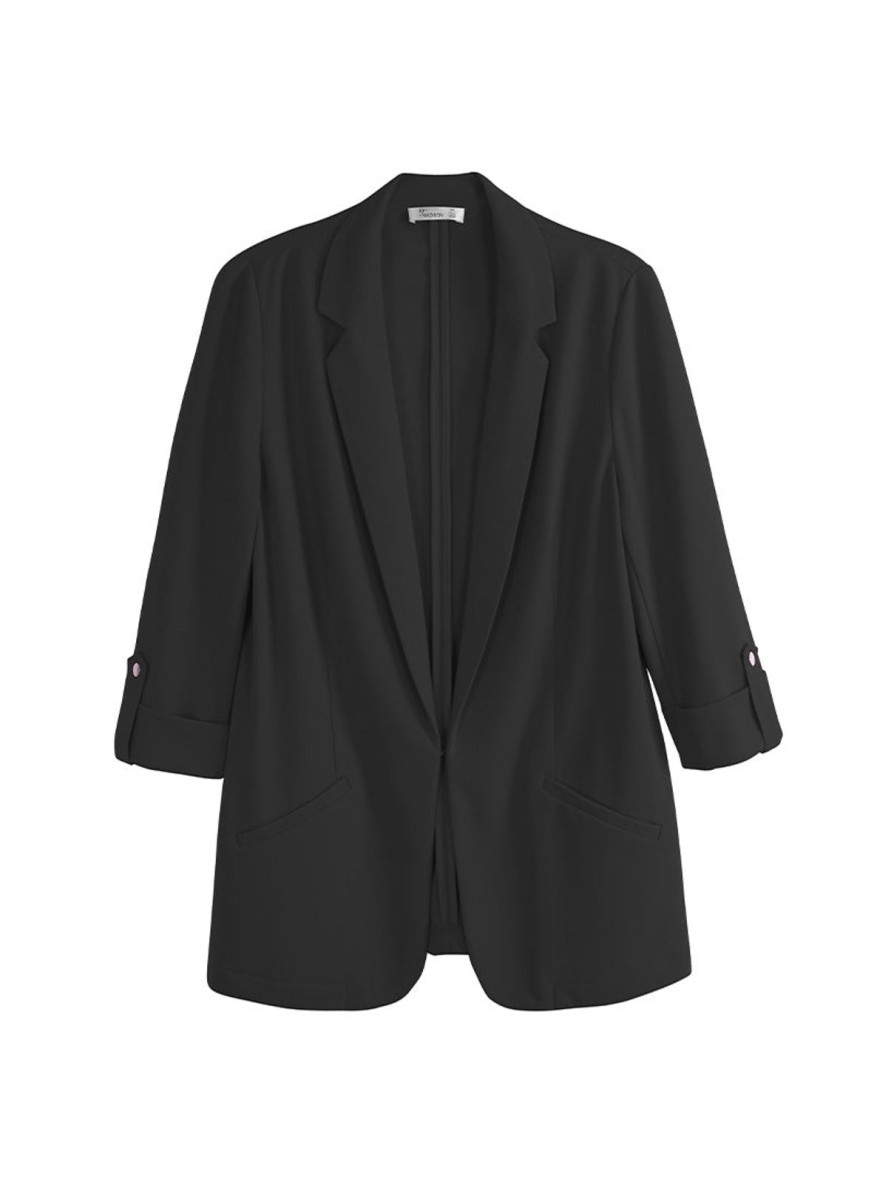 Women 89th + Madison | Open Front Long Blazer