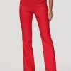 Women 89th + Madison | Mid-Rise Straight Leg Luxe Pull-On Pants