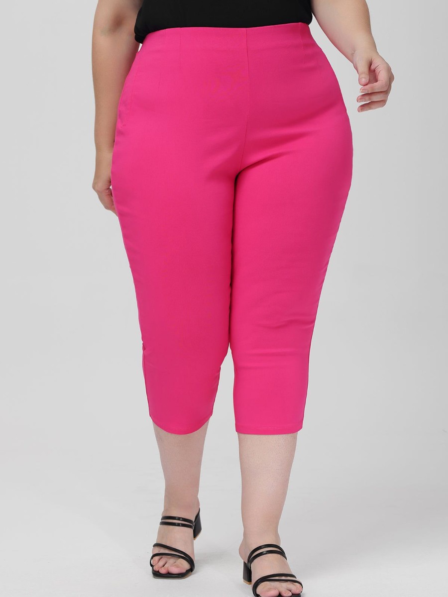 Women 89th + Madison | High Waist Pull-On Capri Pants