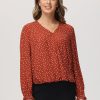 Women 89th + Madison | Polka Dots Wrap Top