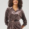 Women 89th + Madison | Velvet Button-Up Shirt