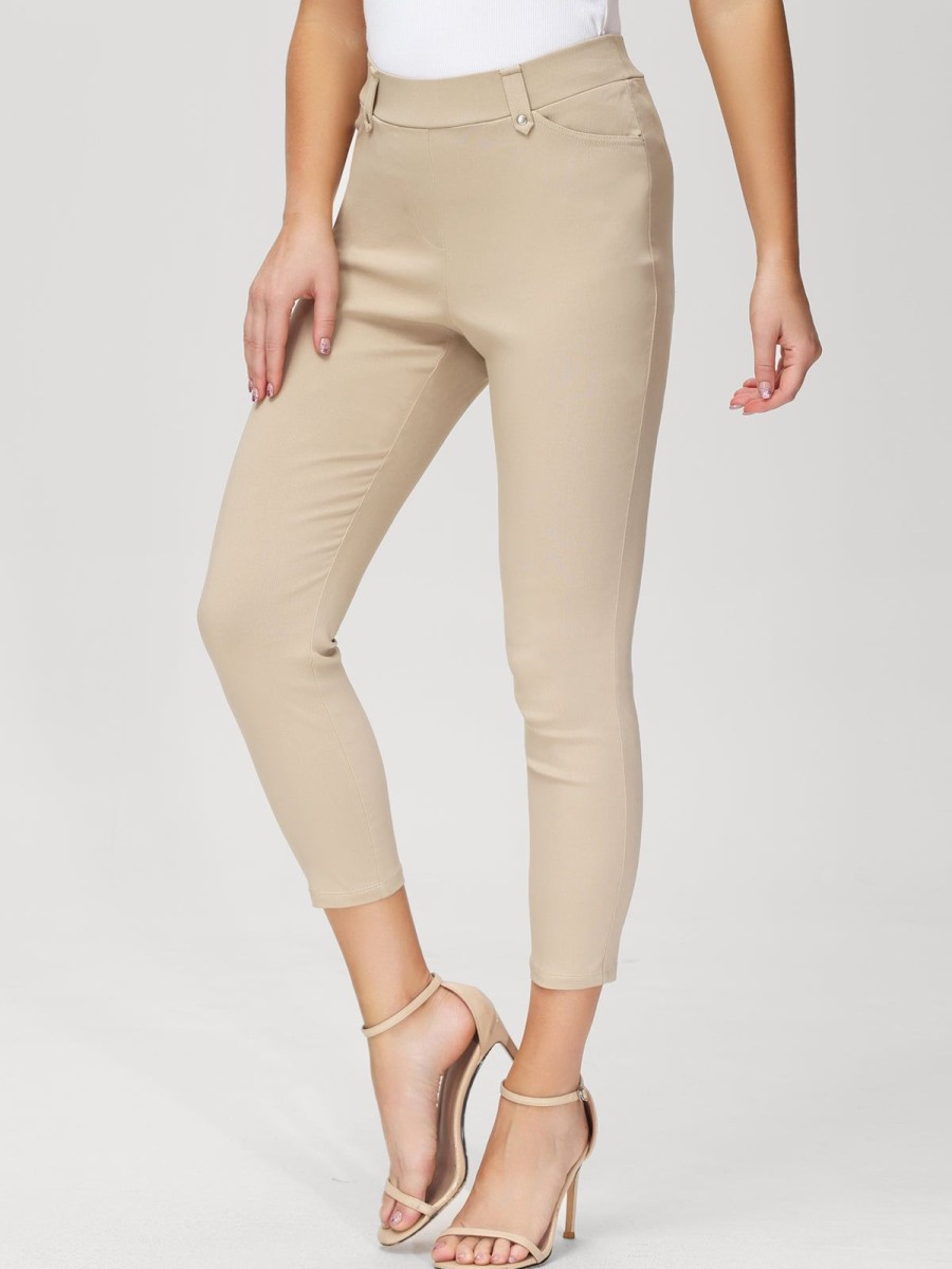 Women 89th + Madison | High Waist Textured Dress Pants