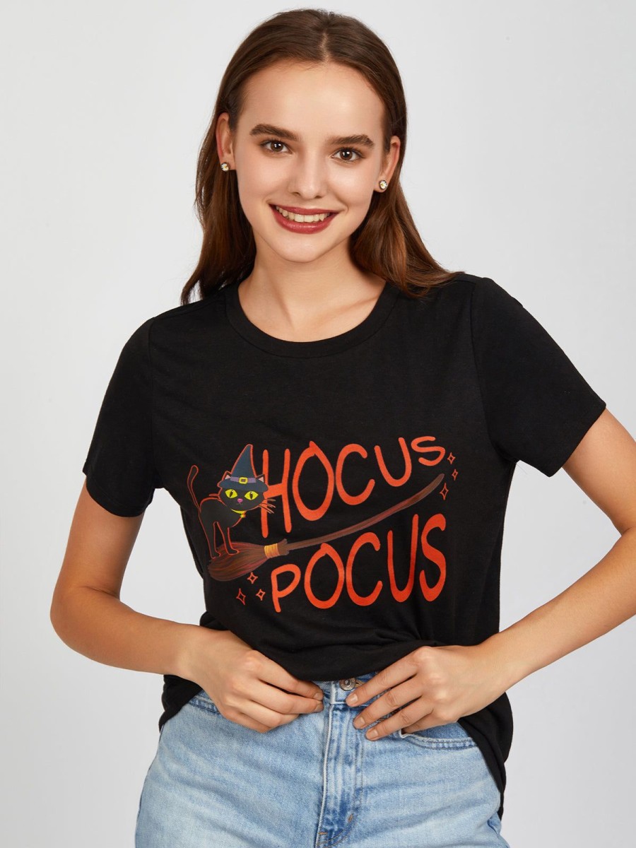 Women 89th + Madison | Hocus Pocus Graphic Tee Black