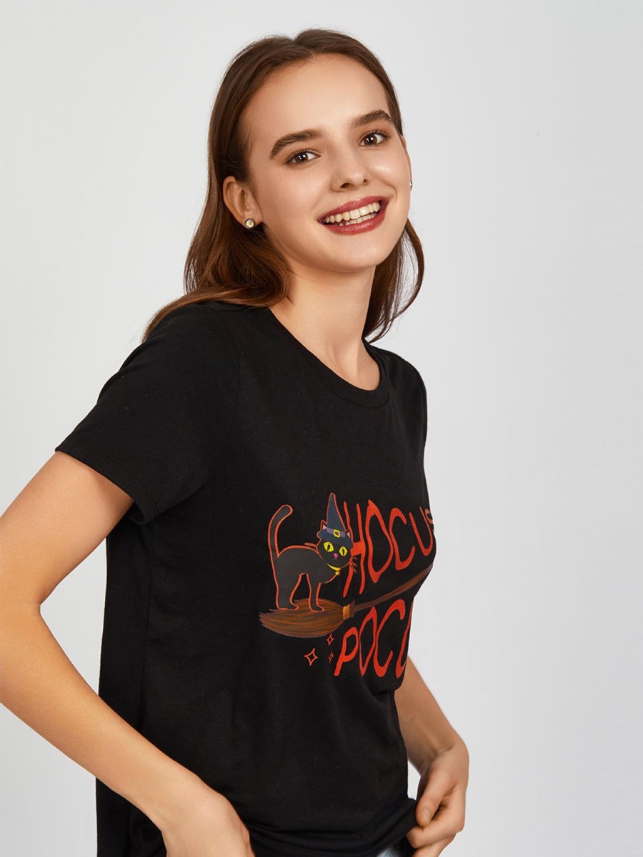 Women 89th + Madison | Hocus Pocus Graphic Tee Black