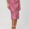 Women 89th + Madison | Floral Ruched Maxi Skirt Blossoming Rhythm Primrose