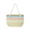 Accessories Daily Thread | Stripe Oversized Tote Bag Brown/Pink/Blue Multi