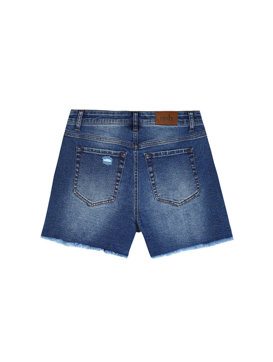 Women Redy | Denim Short Mid Wash