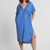 Women Daily Thread | Belted Shirt Dress Nebulas Blue/White Stripe