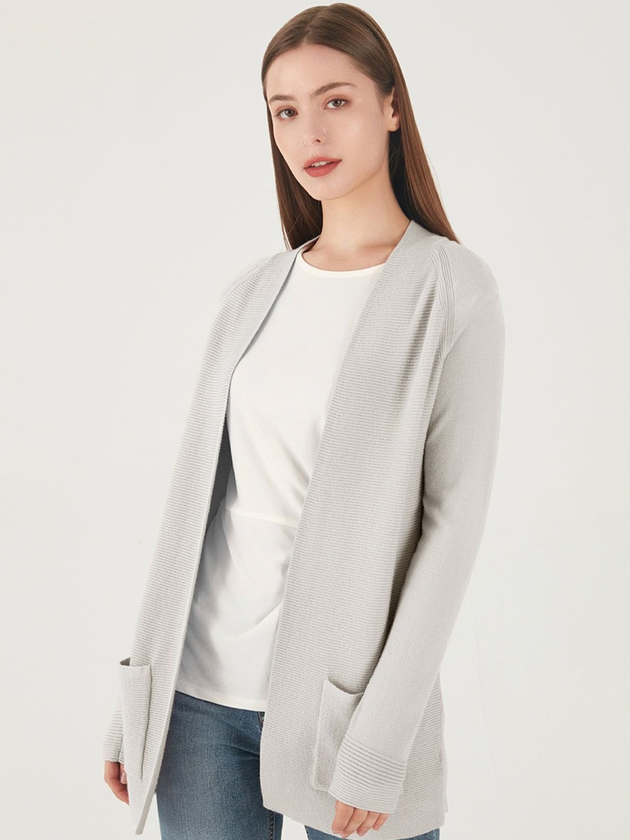 Women 89th + Madison | Raglan Sleeve Open Cardigan