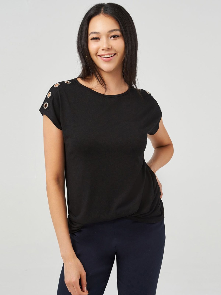 Women 89th + Madison | Boat Neck Dolman Tee