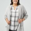 Women 89th + Madison | Raglan Sleeve Open Cardigan