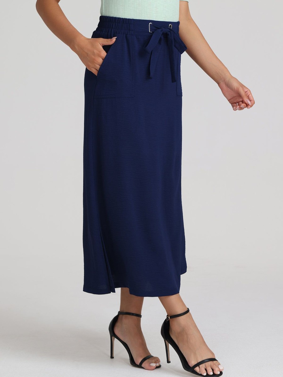 Women 89th + Madison | Tie Waist Midi Skirt