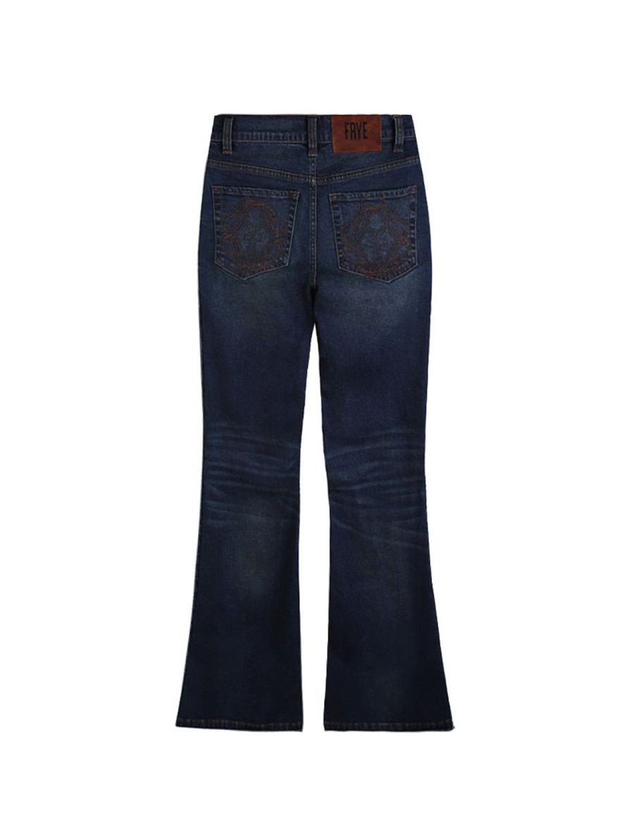 Women Frye | Mid-Rise Bootcut Jeans Mustang Wash