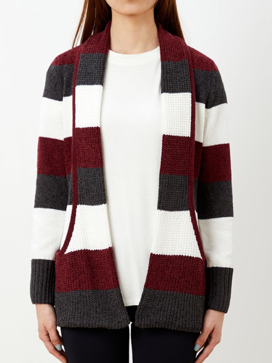 Women 89th + Madison | Chenille Colorblock Cardigan