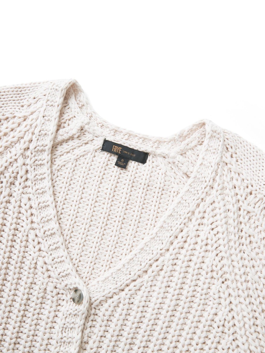 Women Frye | Cable Sleeve Cardigan