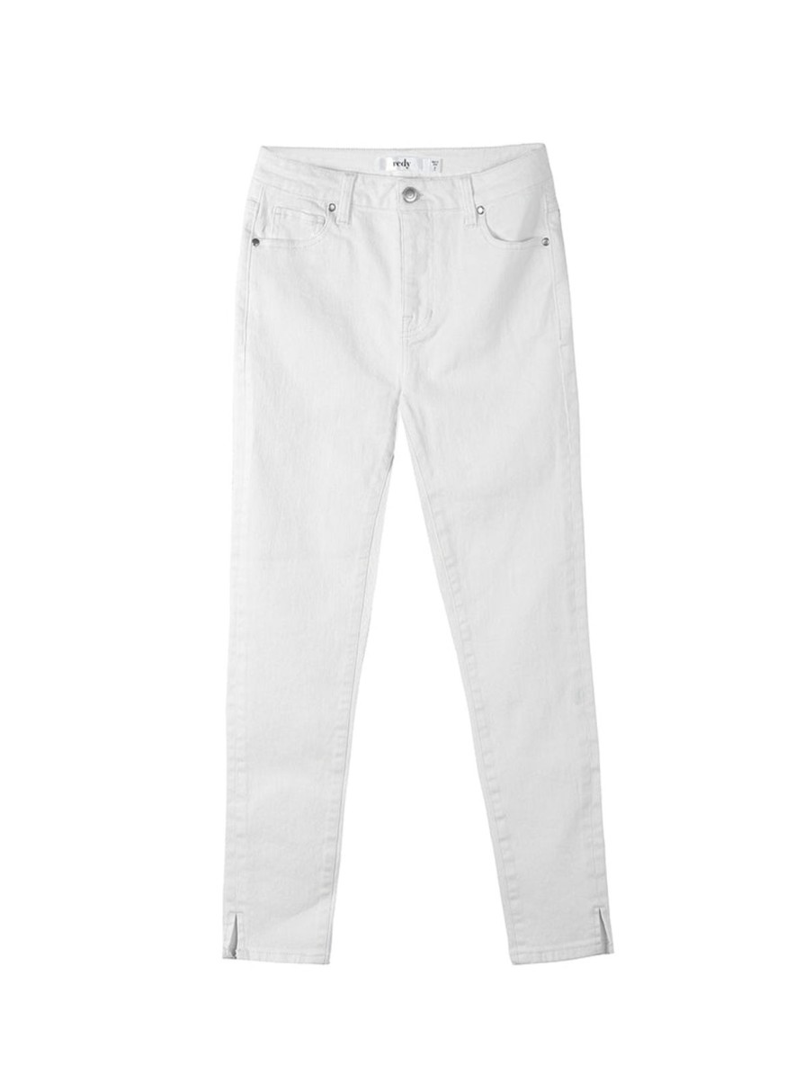 Women Redy | Skinny Crop Jean White