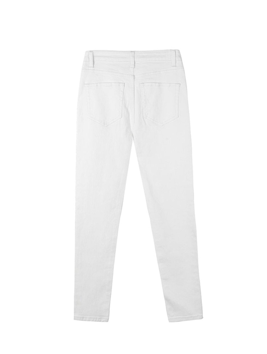 Women Redy | Skinny Crop Jean White