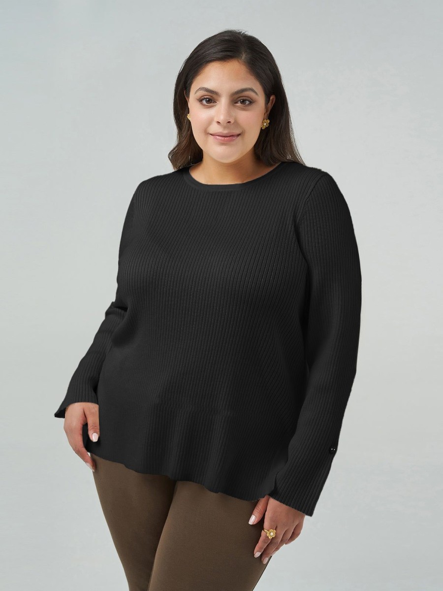 Women 89th + Madison | Rib Crewneck Pullover