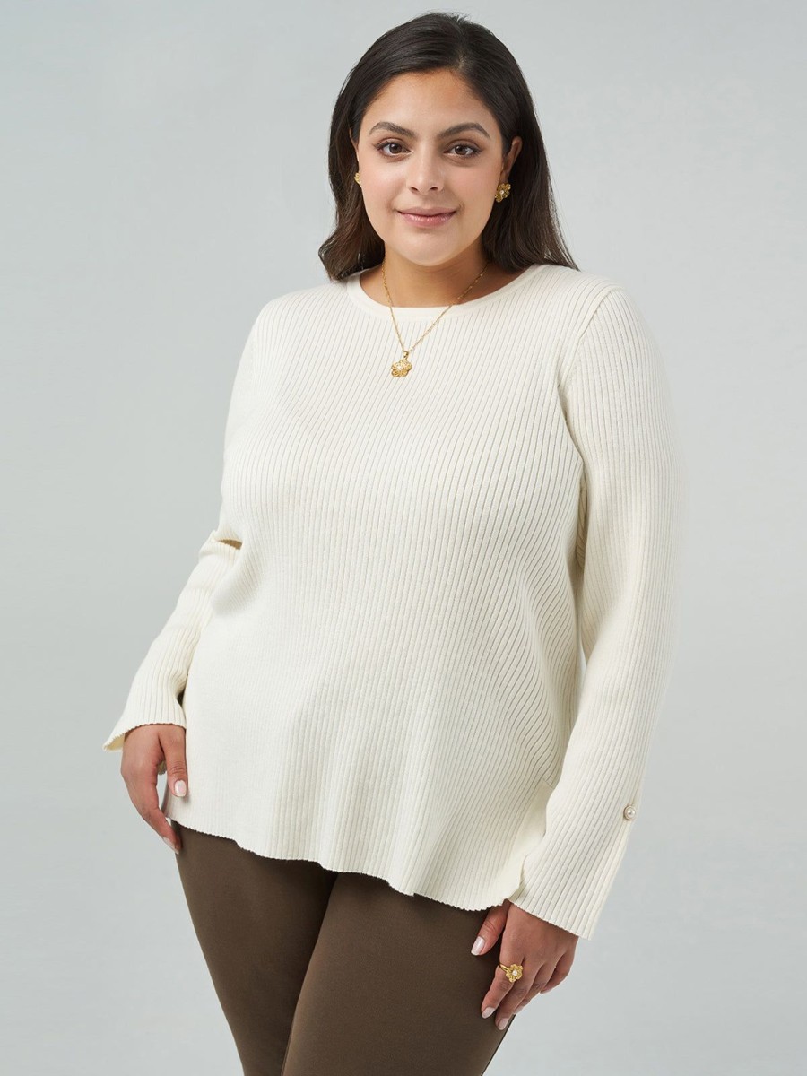 Women 89th + Madison | Rib Crewneck Pullover