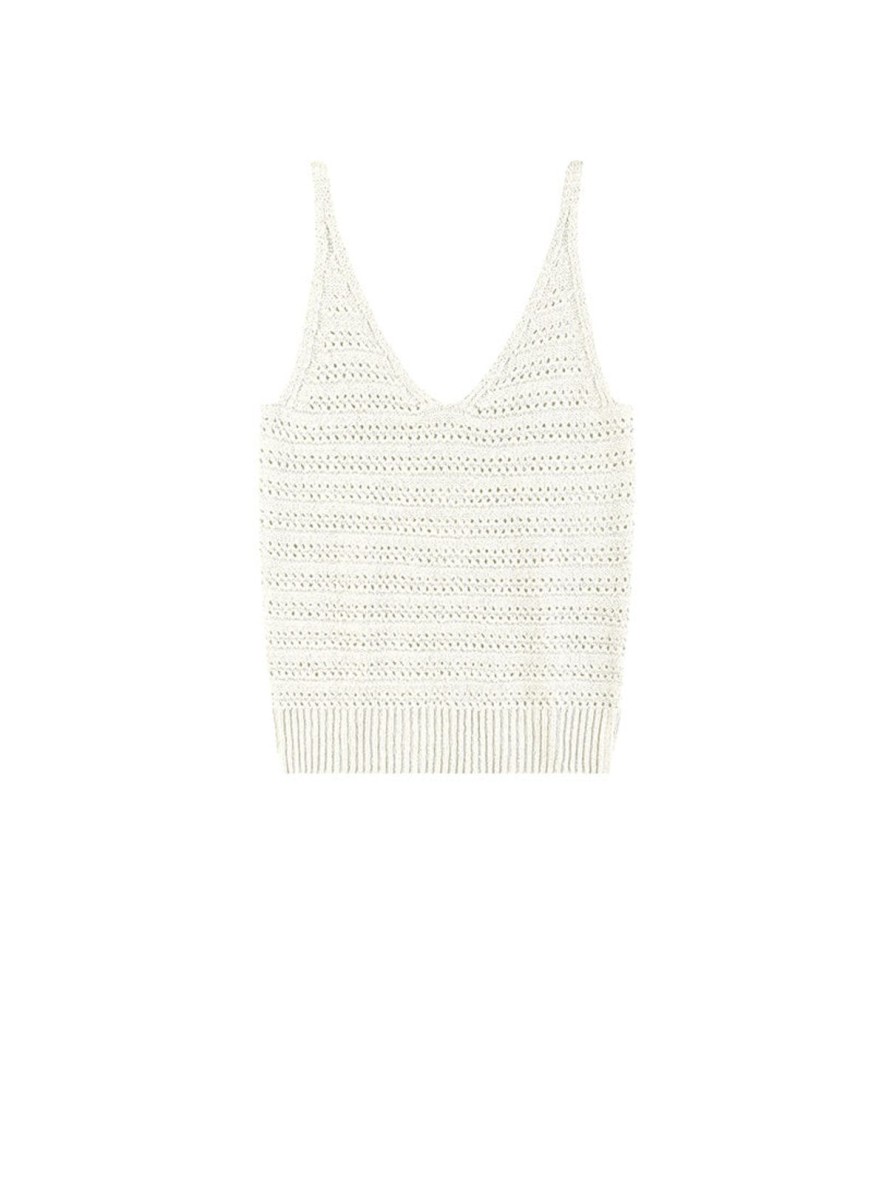 Women 525 America | Crimped Cami Chalk