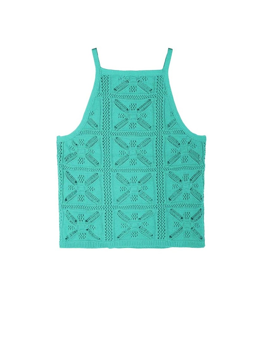 Women 525 America | Crochet Halter Tank