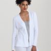 Women 89th + Madison | Rib Peplum Open Cardigan