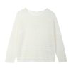 Women Frye | Drop Shoulder Pointelle Pullover