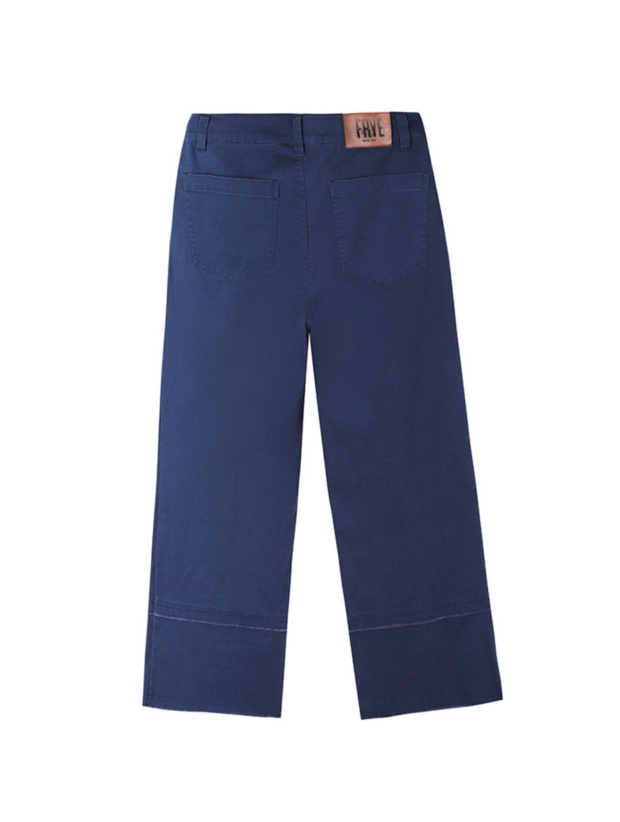 Women Frye | Crop Wide Cuff Pants Nightfall Navy