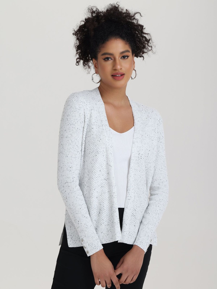 Women 89th + Madison | Fleck Rib Cardigan