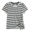 Women Daily Thread | Stripe Ruched Side Tee