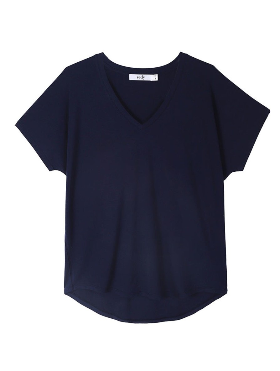 Women Redy | High-Low V-Neck Tee