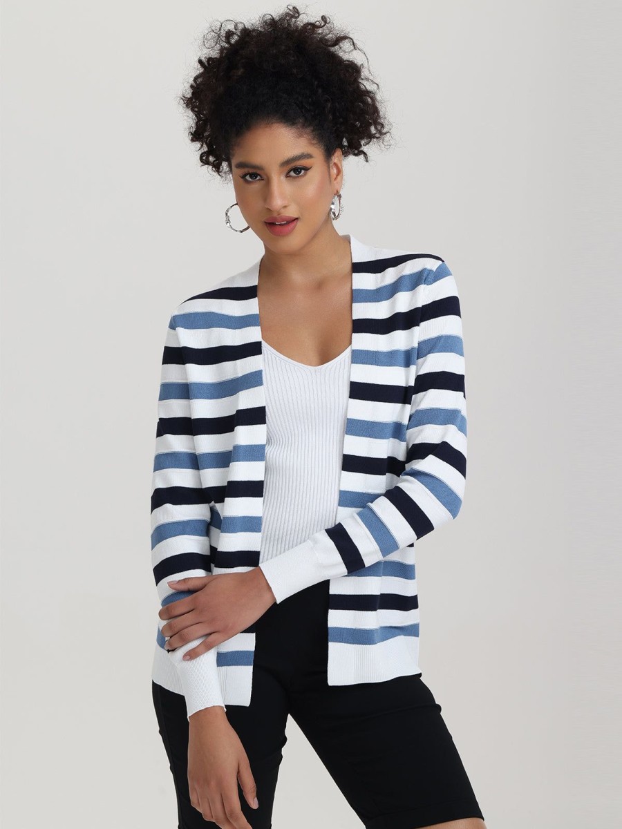 Women 89th + Madison | Mix Stripe Cardigan