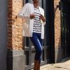 Women 89th + Madison | Button Cuff Open Cardigan