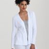 Women 89th + Madison | Rib Peplum Open Cardigan