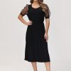 Women 89th + Madison | Puff Sleeve Midi Dress