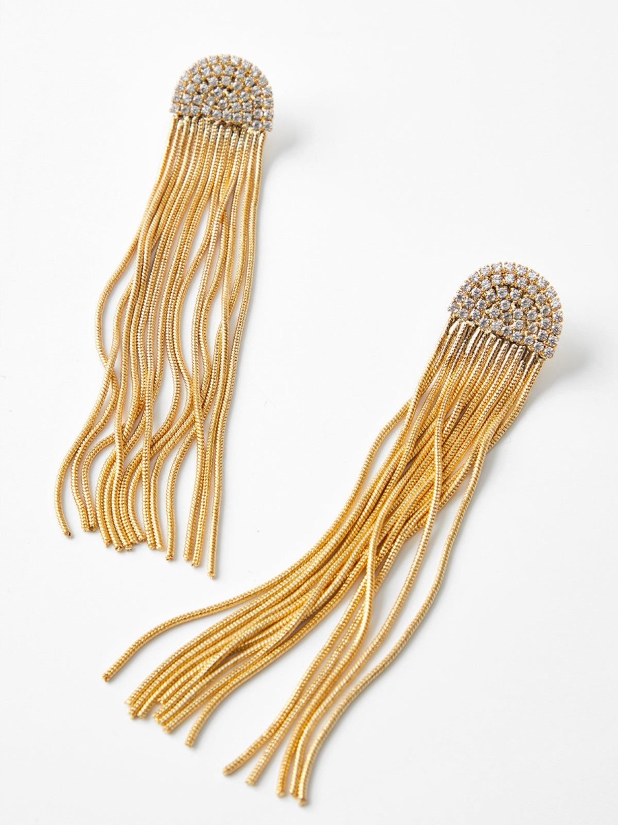 Accessories 89th + Madison | Tassel Earrings Gold