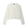 Women Frye | Button-Up Pointelle Cardigan