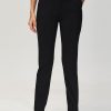 Women 89th + Madison | Twill Stretch Straight Leg Pants Black