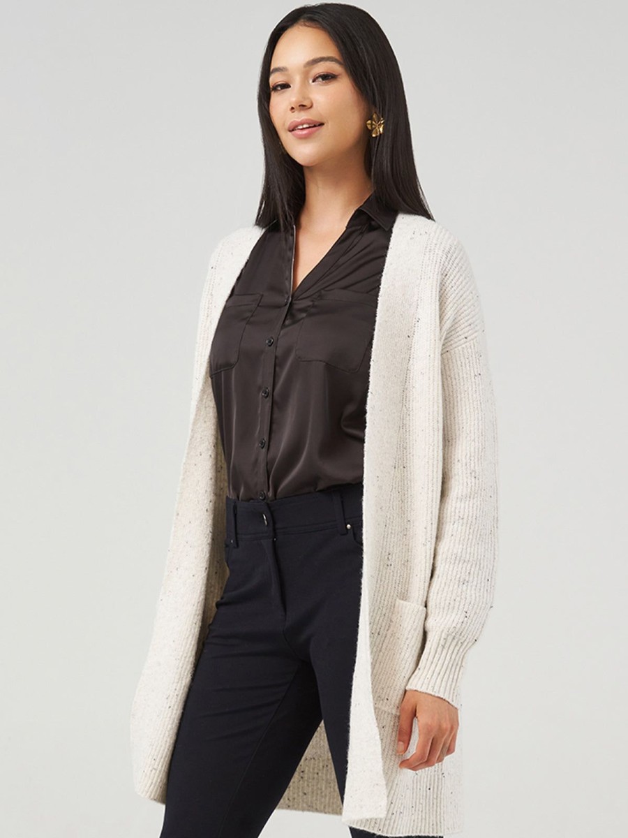 Women 89th + Madison | Fleck Rib Cardigan