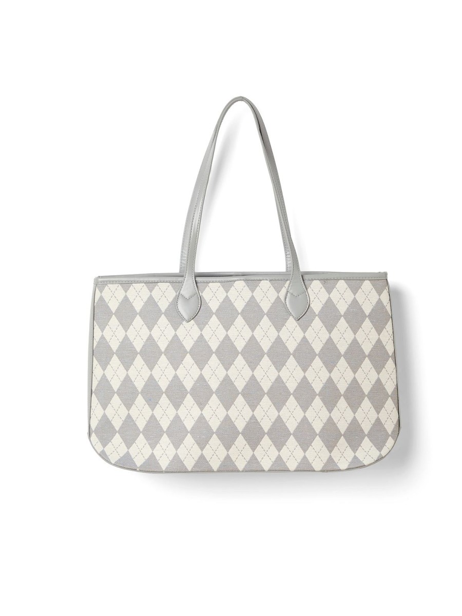 Accessories 89th + Madison | Argyle Pattern Tote Bag