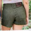 Women Frye | Mid-Rise Relaxed Short Heritage Olive