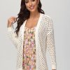 Women 89th + Madison | Long Sleeve Mesh Cardigan