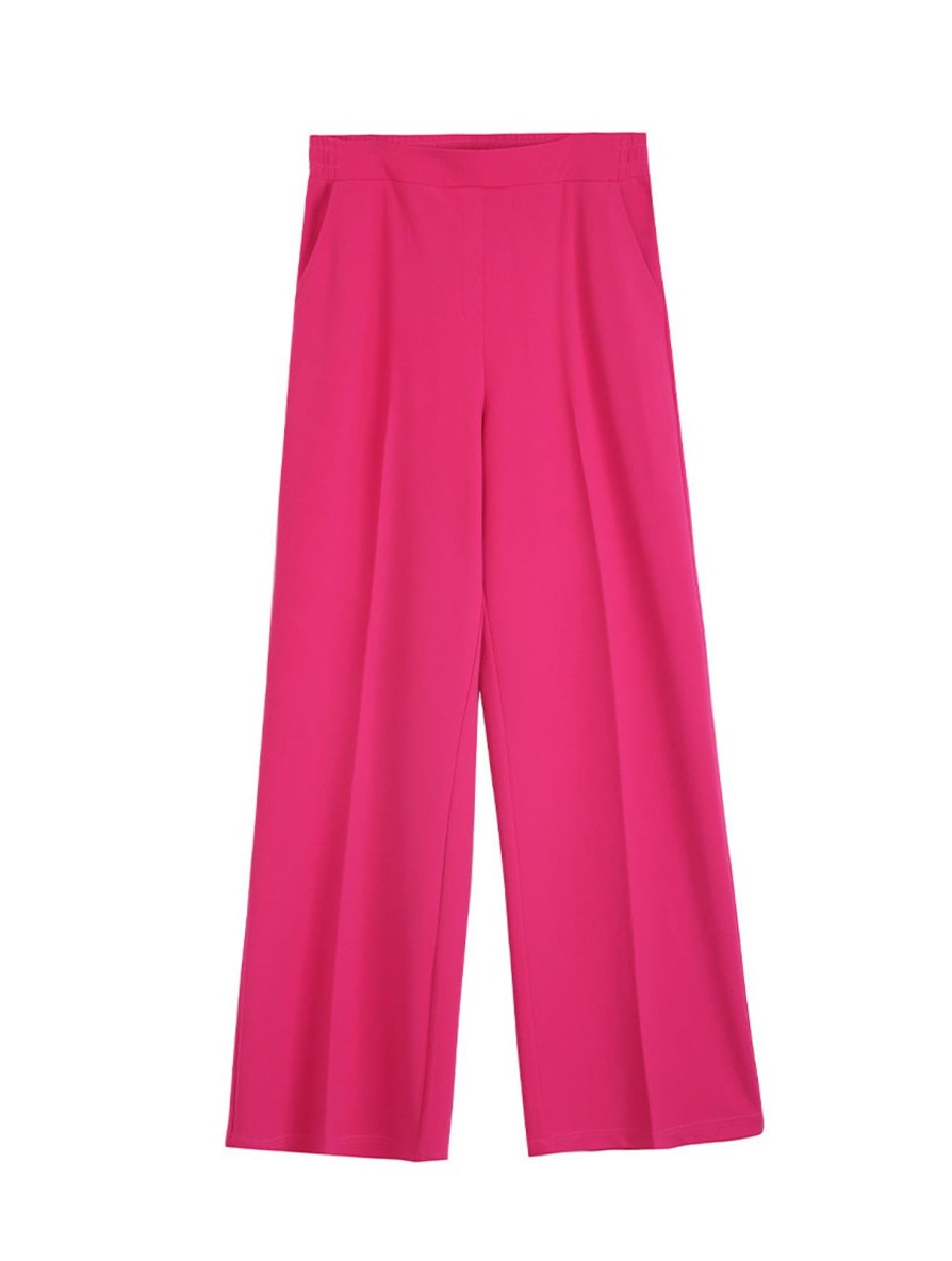 Women 89th + Madison | Wide Leg Pant Pink Yarrow