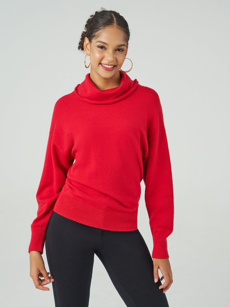 Women Adyson Parker | Dolman Sleeve Cowl Neck Pullover