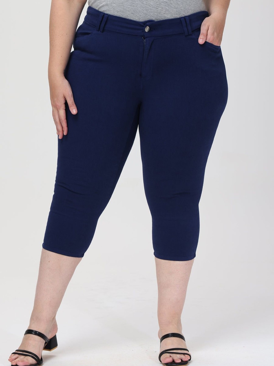 Women 89th + Madison | High Waist Capri Pants