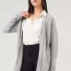 Women 89th + Madison | Mixed Cable Open Cardigan